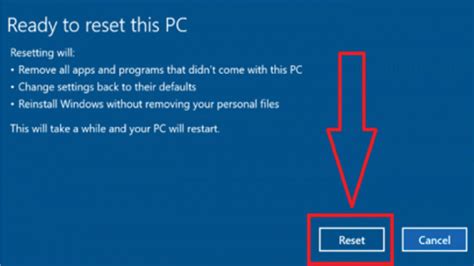 You will see the Reset this PC option on the right side; click on Get started. . Reset pc without recovery key
